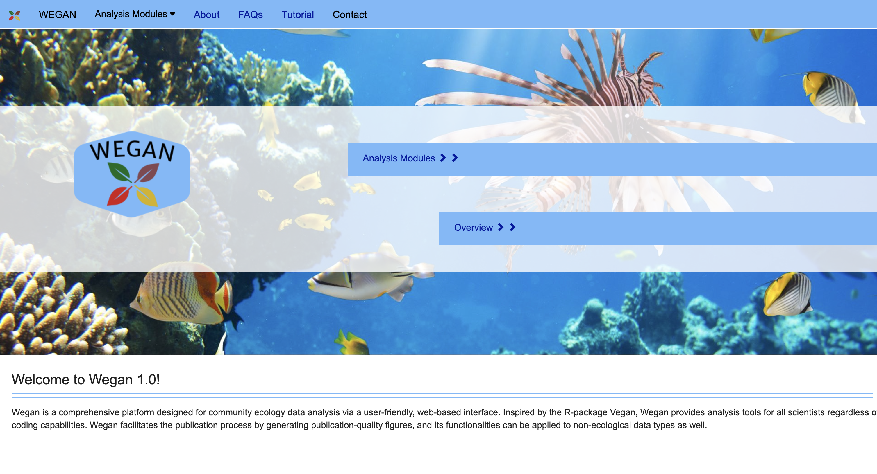 WEGAN homepage